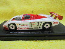 EBRRO RACING 45018 1/43 TOYOTA Ikuzawa 85C 1985 WEC Japan Fuji #37（トヨタ Canon_画像5