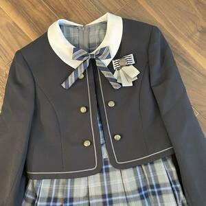 [ new goods ] tag attaching Beams waltz by BEAMS graduation ceremony formal girl 140cm dark blue . clothes set pretty party dress 