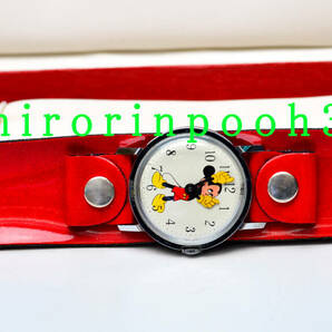 美品 インガソル U.S.タイム モッド ミッキーマウス 手巻き時計 赤紙箱の画像4