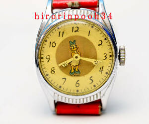 * valuable * Ingersoll * 48' daisy Duck hand winding wristwatch * Disney *