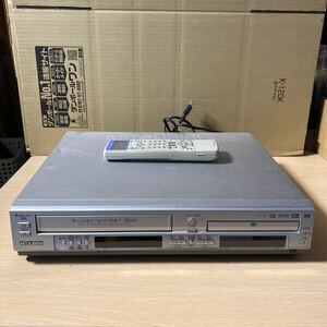 MITSUBISHI 三菱 DVD VHS プレイヤー DJ-VG330 通電のみ ジャンク 中古品
