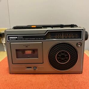 HITACHI 日立 FM/AM カセットレコーダー TRK-5110 昭和レトロ ジャンク 中古品の画像1