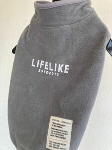 新品未使用　LIFE LIKE ライフライク ミルアウトドア フリースベスト　4号　グレー 犬服 キャバリア　シュナ ジャック