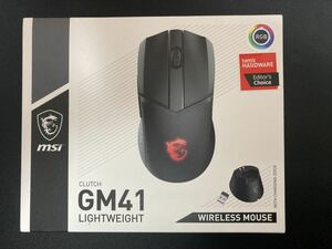 MSI GM41 LIGHTWEIGHT WIRELESS 無線ゲーミングマウス　充電ドッグ付き