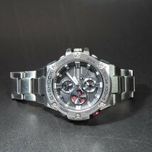 【耐衝撃メタル Bluetooth機能】CASIO カシオ G-SHOCK G-STEEL Gスチール GST-B100D-1AJF タフソーラー SS メンズ 腕時計「23609」_画像5