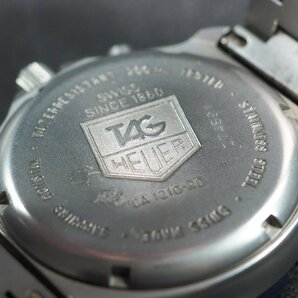 【電池交換済】TAG Heuer タグホイヤー フォーミュラ1 クロノグラフ CA1210-R0 QZ SS デイト メンズ 腕時計「23646」の画像8