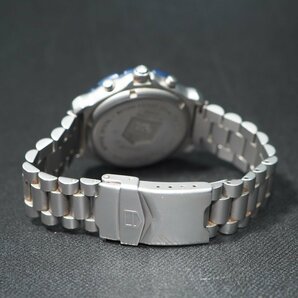 【電池交換済】TAG Heuer タグホイヤー フォーミュラ1 クロノグラフ CA1210-R0 QZ SS デイト メンズ 腕時計「23646」の画像7