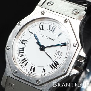 Cartier カルティエ サントスオクタゴン SS LM 自動巻き オートマチック ローマンダイアル メンズ 腕時計 「23694」