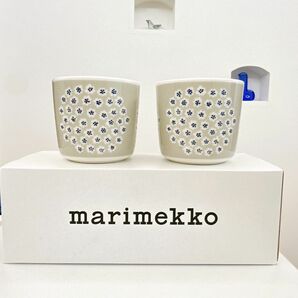 新品未使用 マリメッコ プケッティ ラテマグ marimekko ベージュ マグカップ