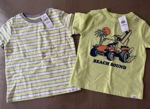 新品◆baby GAP 半袖Tシャツ 80◆車 男の子 ベビーギャップ 1歳