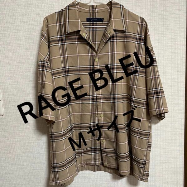 【RAGE BLEU】チェックシャツ　Mサイズ