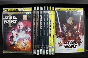 DVD スターウォーズ STARWARS 全6巻 + フォースの覚醒 + ローグ・ワン + 最後のジェダイ 計9本set ※ケース無し発送 レンタル落ち Z4T1830