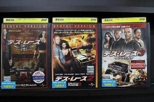 DVD デス・レース 3本セット ジェイソン・ステイサム ※ケース無し発送 レンタル落ち Z4T1885