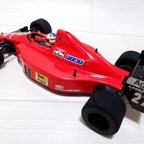 1/10 タミヤ 旧車 当時物 ビンテージ F1 フェラーリ Ferrari F189 LATE VERSION F101 シャーシの画像4