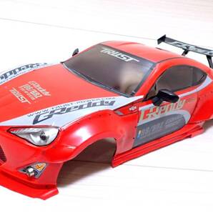 1/10 ボディ TRUST GREDDY TOYOTA86/BRZ ワイド オーバーフェンダー仕様 電飾LED+アンダーネオン付 ドリフト などへの画像4