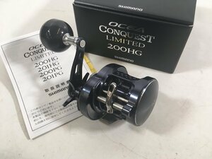 SHIMANO シマノ 20 OCEA オシア CONQUEST コンクエスト LIMITED リミテッド 200HG ベイトリール 右ハンドル ユーズド