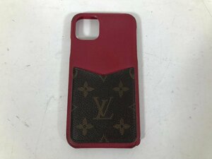 Louis Vuitton ルイ・ヴィトン iphoneケース iphone 11 Pro MAX用 ケースのみ レッド ジャンク