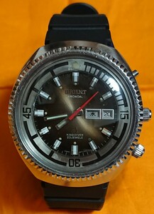 ORIENT CHRONOACE KINGDIVER オリエント クロノエース キングダイバー 23石 アンティーク 自動巻 メンズ 希少 OH済 ダイバーズウォッチ