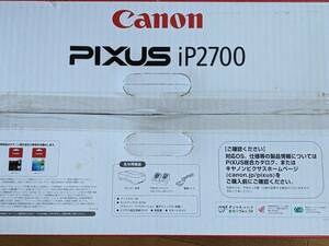 未使用 純正インク付属 Canon キャノン PIXUS iP2700 インクジェットプリンタ