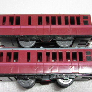 プラレール きかんしゃトーマス 赤色(ピンクライン)の客車 2両セットの画像3