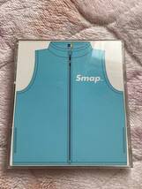 初回限定盤　SMAP(スマップ)　シングル・ベスト　アルバム　「Smap Vest」　2枚組(CD)　水色　スカイブルー　限定版　廃盤_画像1