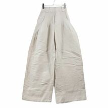 Aje. アジェ 23SS Equinox Pleated Pant ワイドパンツ 4 ベージュ_画像1