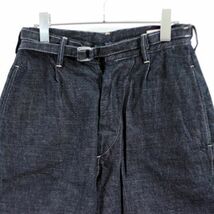 blurhms ブラームス 23SS 12.9oz Selvage Denim Narrow-belt Pants デニムパンツ 0 インディゴ_画像3