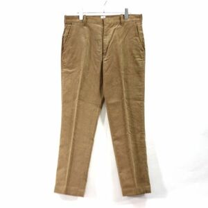 ANATOMICA アナトミカ Trim fit pants コーデュロイパンツ 34 カーキベージュ