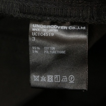 UNDERCOVER アンダーカバー 23SS ハードダメージストレッチスリムパンツ 3 ブラック_画像6