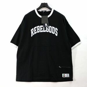 UNDERCOVER アンダーカバー 23SS ラフィー天竺TEE REBELGODS PATCH Tシャツ 5 ブラック