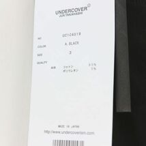 UNDERCOVER アンダーカバー 23SS ハードダメージストレッチスリムパンツ 3 ブラック_画像5