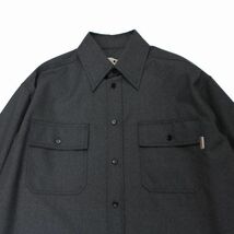 MARNI マルニ 21SS tropical wool shirt トロピカルウールシャツ 46 グレー_画像3