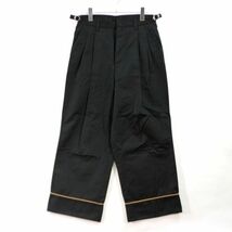 no. ナンバー 22AW E/C M-TUCK TROUSER タック トラウザー パンツ 2 ブラック_画像1