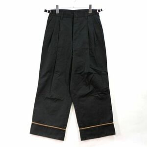 no. ナンバー 22AW E/C M-TUCK TROUSER タック トラウザー パンツ 2 ブラック