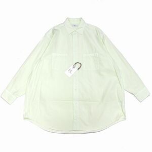 HERILL ヘリル 23SS SUVIN WORK SHIRTS スヴィンコットン ワークシャツ 3 グリーン