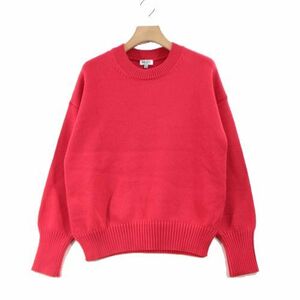 KENZO ケンゾー パリ 19AW SPORT JUMPER SWEATER ロゴ ニット XS レッド