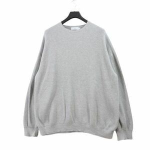 Graphpaper グラフペーパー 21SS High Density Cotton Knit Crew Neck ニット グレー