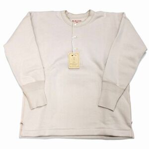 Olde Homesteader オールドホームステッダー COTTON FLEECE US012 HENLEY NECK LONG SLEEVE ヘンリーネック スウェット 40