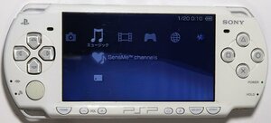 SONY, PSP-2000, ホワイト, 中古,ディスク読み込み不良あり