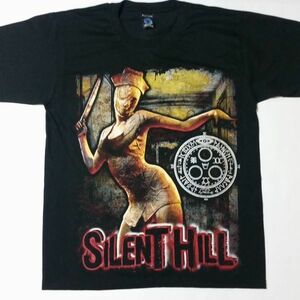 【ラスト1点 新品 XLサイズ】サイレントヒル2 バブルヘッドナースTシャツSilent hill KONAM ロストメモリーズ ハロウィン　Halloween