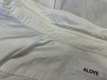 MADE IN JAPAN【ALOYE/アロイ】Regular Collar B.D.Shirt sizeS ALL COTTON レギュラーカラー ボタンダウンシャツ 長袖シャツ コットン製_画像8