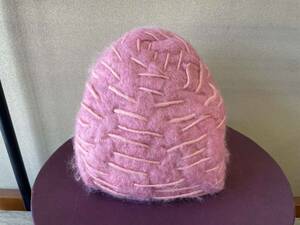 【CHRISTOPHE COPPENS/クリストフコパン】Wool Felt Hat ウール フェルト ハット レディース ピンク 帽子 ベルギー王室御用達帽子