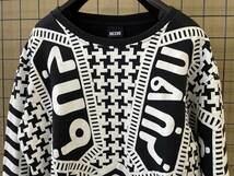 【KTZ/ケーティーゼット】Geometry Print Crewneck Sweatshirt ジオメトリープリント 幾何学模様 総柄 クルーネック スウェットシャツ_画像2