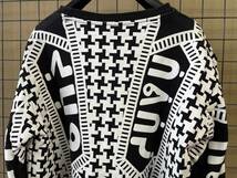 【KTZ/ケーティーゼット】Geometry Print Crewneck Sweatshirt ジオメトリープリント 幾何学模様 総柄 クルーネック スウェットシャツ_画像4