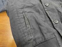 SAMPLE【tricot COMME des GARCONS/トリコ コムデギャルソン】Wool Jacket Blouson BLACK ウール ブルゾン リブ ボンバージャケット_画像8