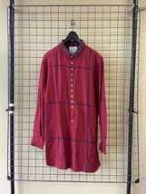 【SHAREEF/シャリーフ】Cotton×Rayon Long Tail Shirt MADE IN JAPAN コットン×レーヨン ロング丈 長袖シャツ サイドポケット付き_画像1