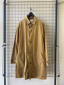 【Manual Alphabet/マニュアルアルファベット】O/D TYPEWRITER SHIRT COAT size3 MADE IN JAPAN タイプライター シャツ コート コットン製