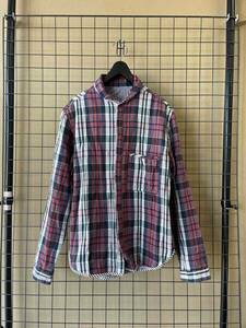 【balance co./バランスアンドコー】Flannel Check × Stripe Reversible MADE IN JAPAN フランネル チェック×ストライプ 長袖シャツ