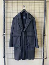 【LIMIfeu/リミフゥ】Big Pocket Long Rib Jacket Coat Yohji Yamamoto Y’s ビッグポケット ロング丈 リブジャケット コート ライナーボア_画像1