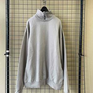 【A’GEM/9 エージェムナイン】Stand Zip Pullover Sweatshirt sizeFREE スタンドジップ プルオーバー スウェットシャツ トレーナーの画像1